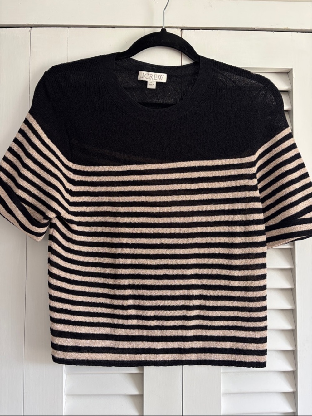 Women’s jcrew sheer sweater sz XL